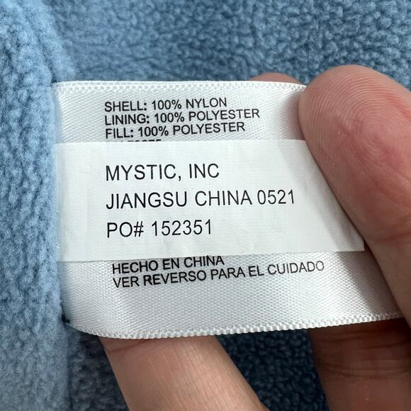 Michael Kors 10/12 MEDIUM Girls Purplish Blue Puff Parka Stadium Jacket - Picture 13 of 13